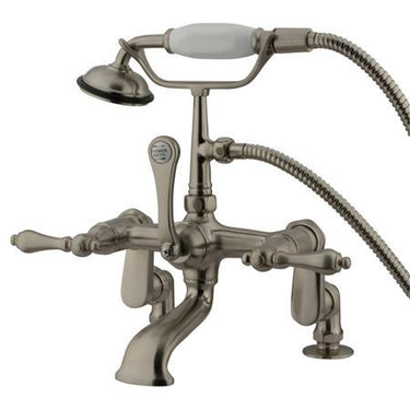 Kingston Brass Vintage Deck Mount Clawfoot Tub Filler with Hand Shower Clawfoot Tub Filler Kingston Brass